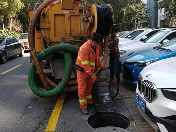 芦溪排污管道清淤