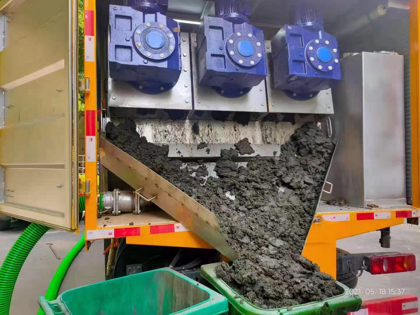 芦溪化粪池清掏城市维护站-泥浆净化干湿分离处理